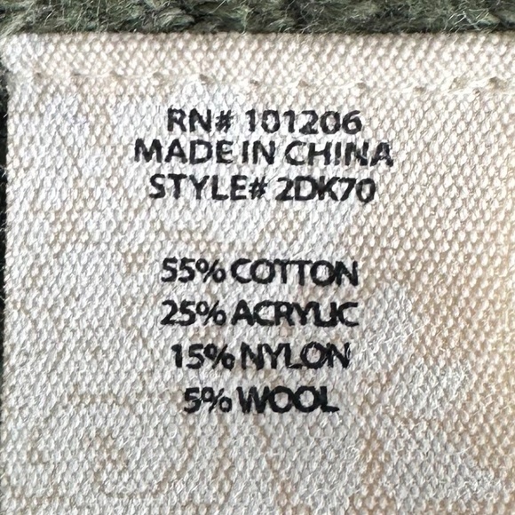 New Soft Surroundings Cardigan Sweater Sz Small Wren Cable Knit Green Buckle - Picture 5 of 6